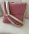 Textile 1980s Custom Made Large Pink Gold Ribbon Pillow For Sale - Image 7 of 7