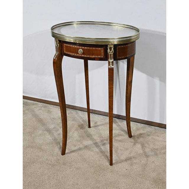 Early 20th Century Louis XVI Mahogany Living Room Table For Sale - Image 3 of 18