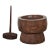 Rare Large Usu (Rice Pounder) in Keyaki Wood, Meiji Period Circa 1880 For Sale