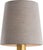Transitional Visual Comfort Signature 5" Natural Linen Empire Shade For Sale - Image 3 of 3