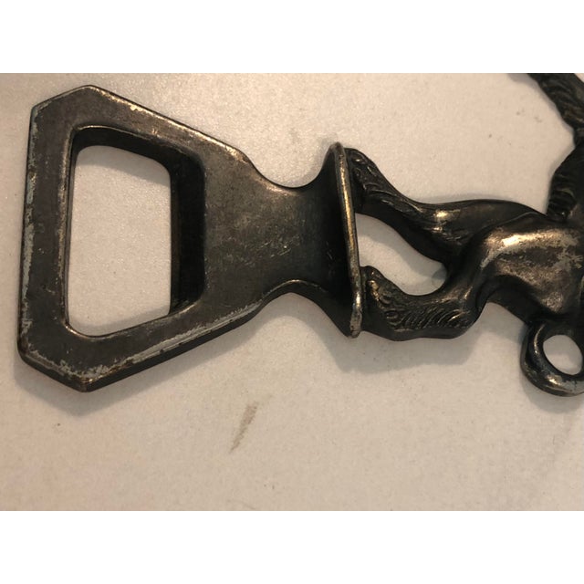 Traditional 1950s Italian Lion Brass Bottle Opener For Sale - Image 3 of 7