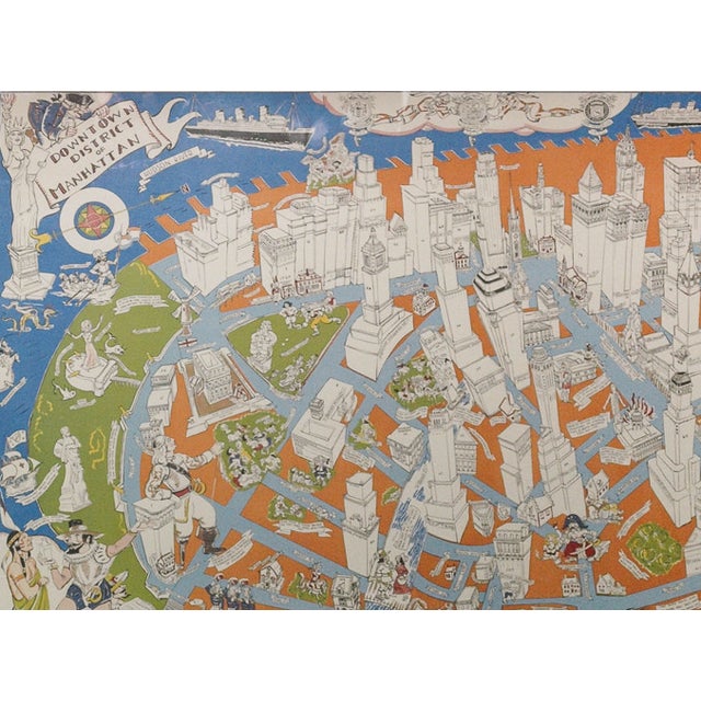 1930s Downtown District of Manhattan... Nieuw Amsterdam and New York 1789- 1939 For Sale In New York - Image 6 of 12