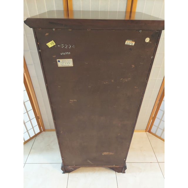 Vintage Ethan Allen Georgian Court Collection Solid Cherry Lingerie Chest. For Sale - Image 13 of 13