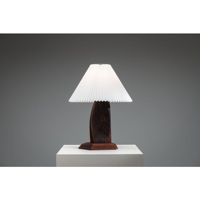 Large Mid-Century Rosewood Table Lamp, 1960s For Sale - Image 3 of 15