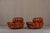 Vintage Italian Club Chairs in Cognac Leatherette, Italy, 1970s, Set of 2 For Sale - Image 6 of 15