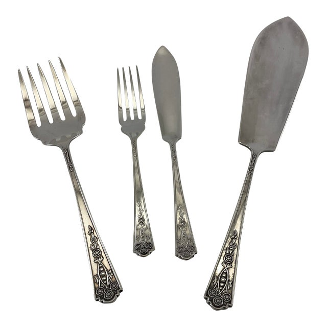 1980s Flatware Fish Set Royal York - 26 pcs For Sale