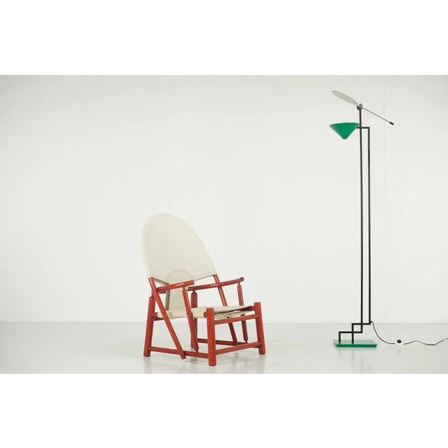 1970s Mid-Century Hoop Lounge Chair attributed to Werther Toffoloni & Piero Palange for Germa, 1972 For Sale - Image 5 of 11