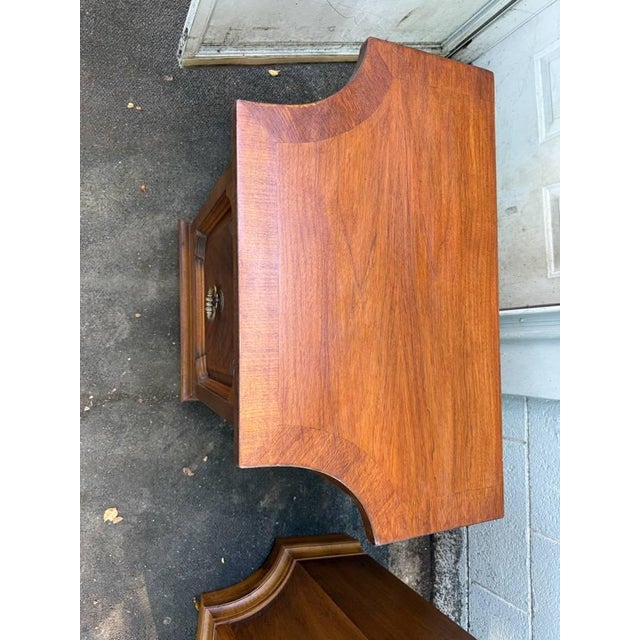 Wood Pair of Neoclassical Style Davina Collection Nightstands by Drexel For Sale - Image 7 of 17