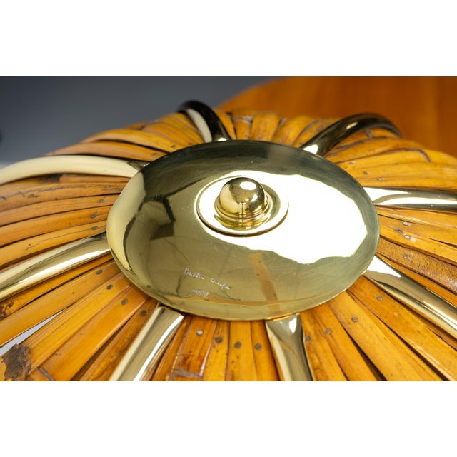 Rising Sun Series Table Lamp by Gabriella Crespi, Italy, 1970s For Sale - Image 11 of 17