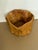 1970s Vintage Hand-Carved Live Edge Root Wood Deep Bowl For Sale - Image 5 of 5