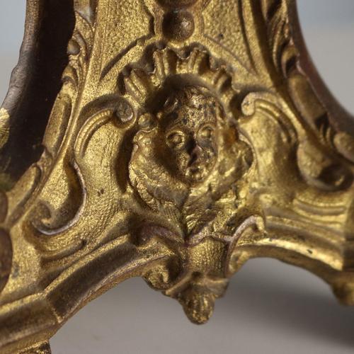 Metal Gilded Bronze Banner Top For Sale - Image 7 of 11