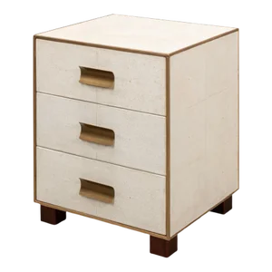 Modern Leather End Table
