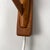 Scandinavian Teak Wall Lamp with Pink Pleated-Shade, 1960s For Sale - Image 9 of 10
