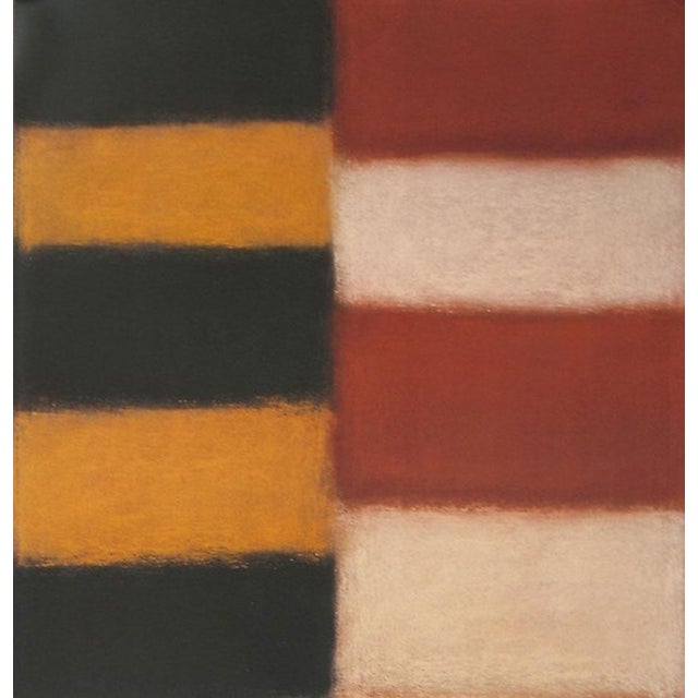 Abstract Sean Scully Roland Garros 2001 Official Poster For Sale - Image 3 of 3