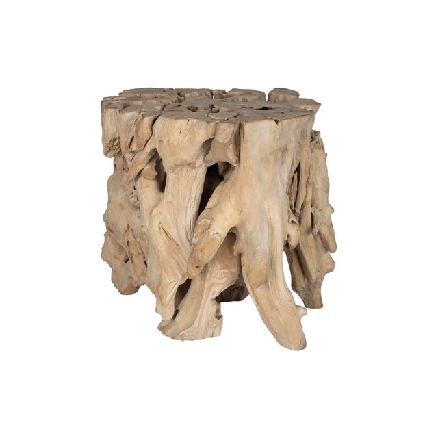 Late 20th Century Late 20th Century Teak Driftwood Table Base For Sale - Image 5 of 7