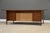 A beautiful mid century modern walnut executive desk finished on all sides designed by Edward Wormley for Dunbar. Brass...