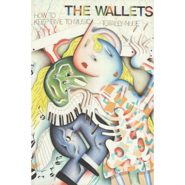 1984 Steve Kramer 'How to Keep Time to Music/ Nude' Lithograph For Sale