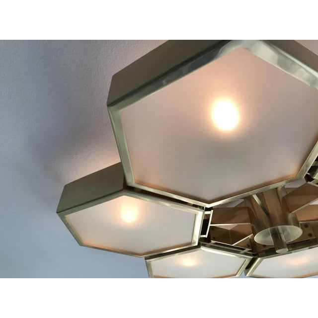 Fabio Ltd 21st Century Esagoni Flush Mount by Fabio Ltd For Sale - Image 4 of 12