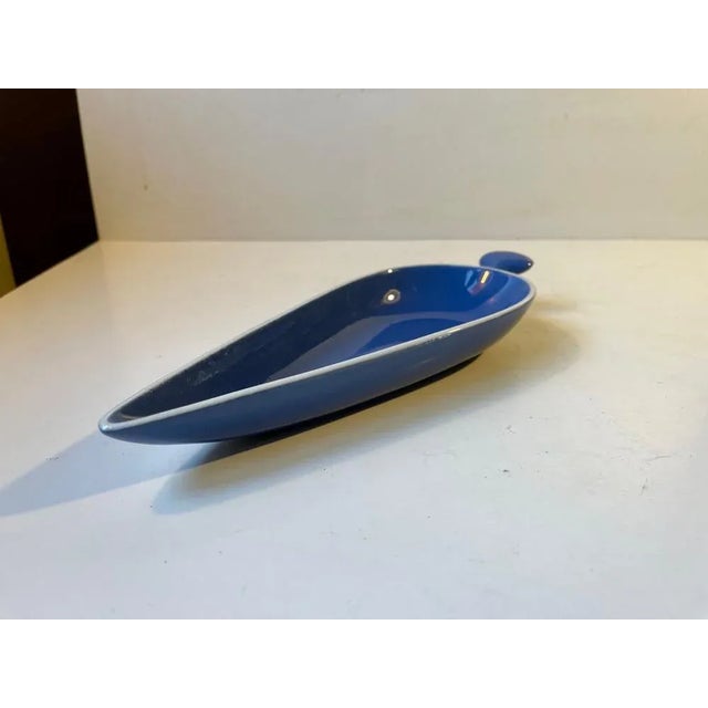 Blue Blue Gefyr Bowl by Stig Lindberg for Gustavsberg, 1960s For Sale - Image 8 of 8