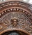 American Victorian Oak Sideboard With Carved Details & Triple Mirror, c.1880 For Sale - Image 4 of 8