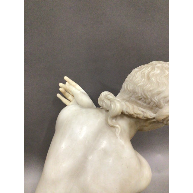 Large Figure of Crouching Venus, 1830, Marble For Sale - Image 14 of 18