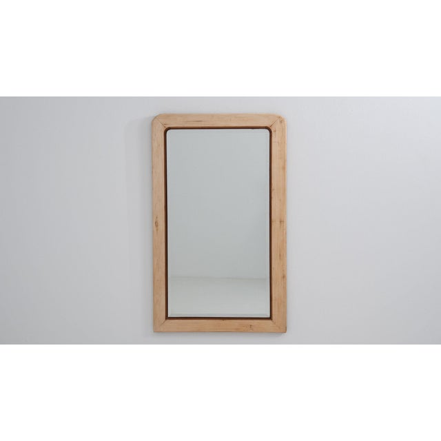 19th Century France Tan Wood Mirror For Sale In Greensboro - Image 6 of 9