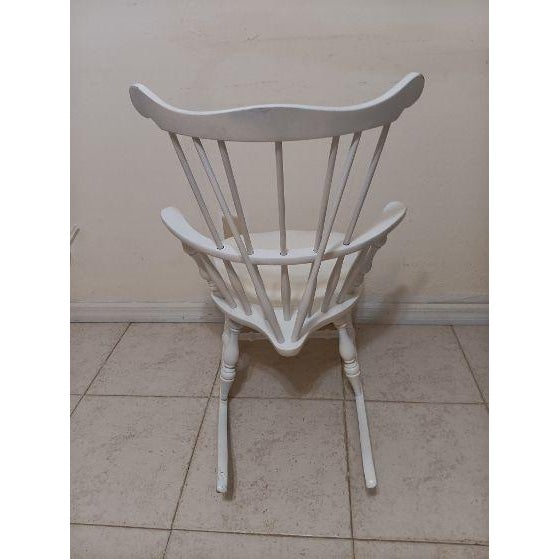 Vintage Maple Comb Back Rocking Chair White Style: Country Color: White Dimensions: 21" W x 33" H x 19" D arm to floor 23"...