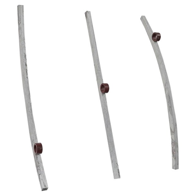 Sculptural Marble Equilibrio Floor Lamps by Giorgio Bonaguro, Set of 3 For Sale