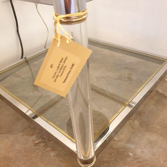 Mid-Century Side Table, Maison Jansen Style For Sale - Image 9 of 11