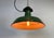 Industrial Green Enamel Factory Pendant Lamp, 1960s For Sale - Image 12 of 18