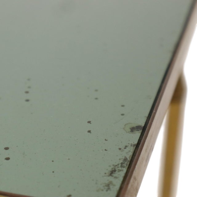 Gold Brass Side Table from Maison Jansen, France, 1960s For Sale - Image 8 of 18