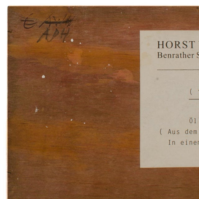 Paul Betyna (German, B. 1887- D. 1967), "Cuxhaven" Painting. For Sale - Image 9 of 9