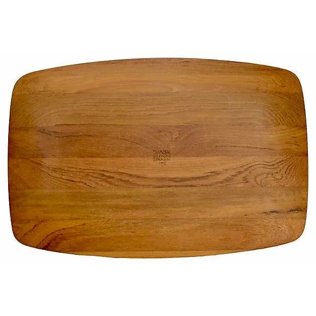 Mid-Century Modern 1960s Jens Quistgaard Dansk 18" Teak Charcuterie Tray For Sale - Image 3 of 6