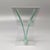 Italian Aquamarine Crystal Vase, 1960s For Sale - Image 3 of 6