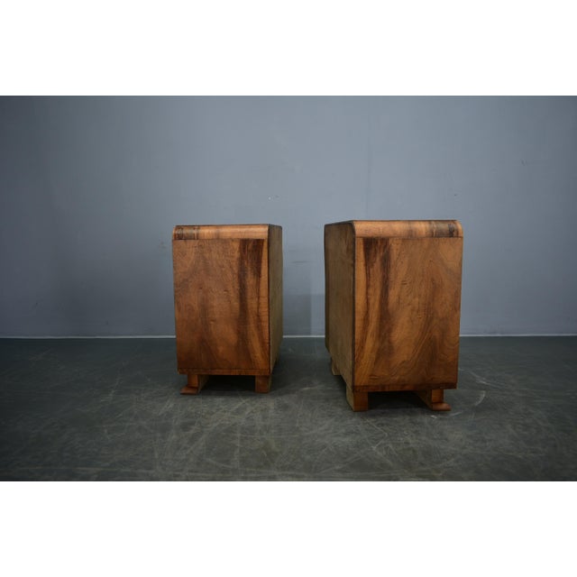 Art Deco Bedside Tables, Former Czechoslovakia, 1930s, Set of 2 For Sale - Image 13 of 18