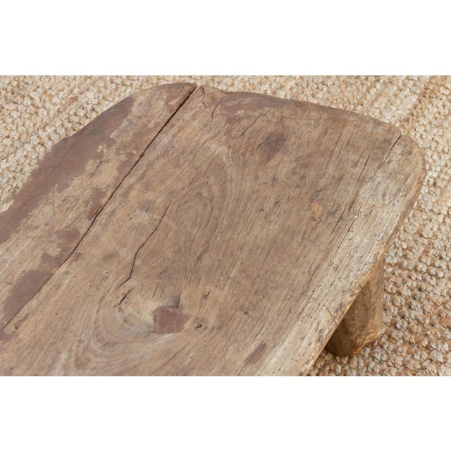 Charming Antique Senufo Wood Bench For Sale In Los Angeles - Image 6 of 9