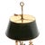 Antique French Brass and Tole Bouillotte Table Lamp, 1920s For Sale - Image 3 of 10