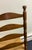 Set of 8 Solid Cherry Ladderback Rush Seat Dining Chairs - Attributed to Pennsylvania House For Sale - Image 10 of 12