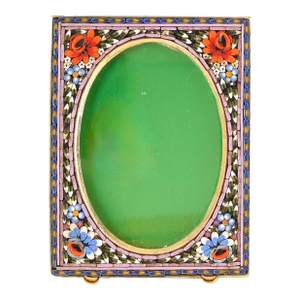 Midcentury Italian Micromosaic Picture Frame
