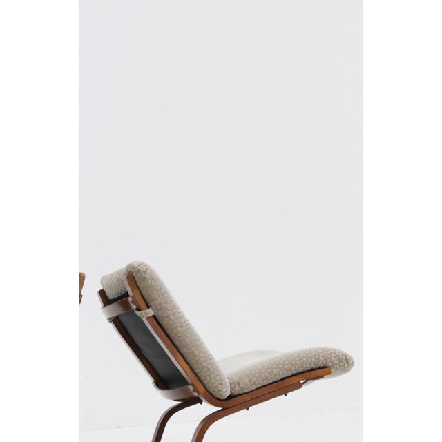 Wood Mid-Century Easy Chairs, 1960s, Set of 2 For Sale - Image 7 of 11