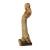 2000 - 2009 Chinese Cypress Wood Carved Irregular Shape Happy Buddha Statue For Sale - Image 5 of 7