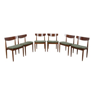 Mid-Century Modern Dining Chairs in Teak by Ib Kofod Larsen for G-Plan, 1960s, Set of 6 For Sale