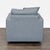 2010s Room & Board Modern Gray Lounge Chair With Cushions For Sale - Image 5 of 7