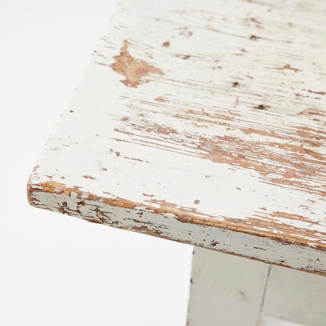 Vintage Painted Side Table For Sale - Image 11 of 11