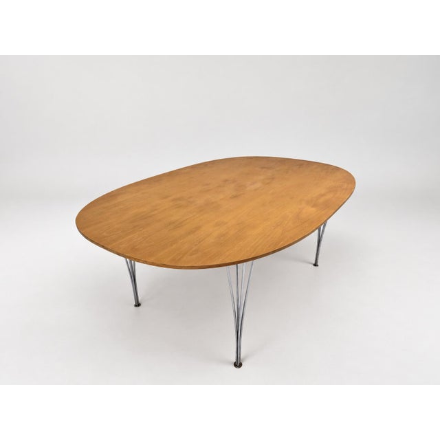 Superellipse Dining Table by Bruno Mathsson and Piet Hein for Fritz Hansen For Sale - Image 3 of 12