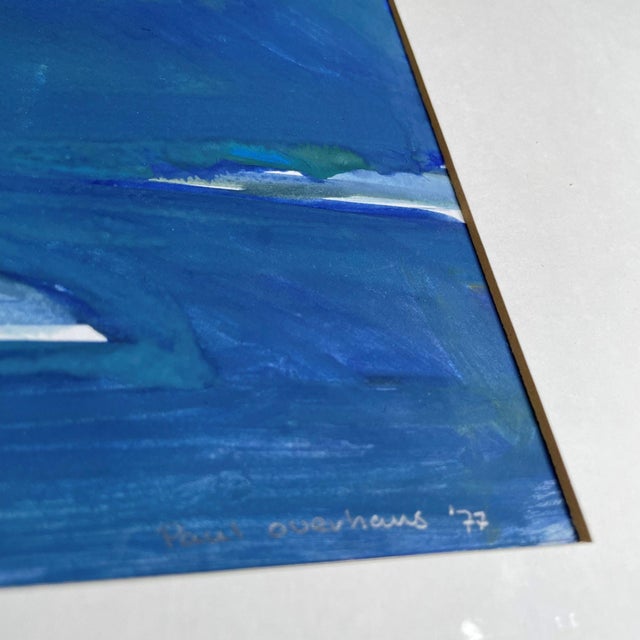 Paul Overhaus, Sea Nr. 5, 1977, Gouache For Sale - Image 6 of 11