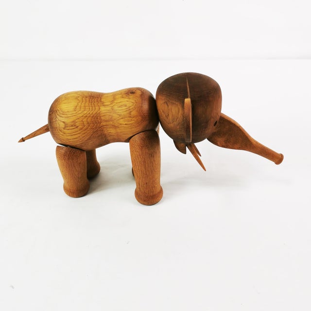 Mid-Century Modern Wooden Elephant by Kay Bojesen, 1970s For Sale - Image 3 of 14
