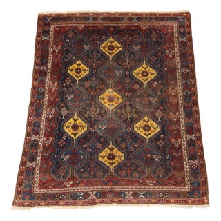 Middle Eastern Afshari Rug in Wool For Sale