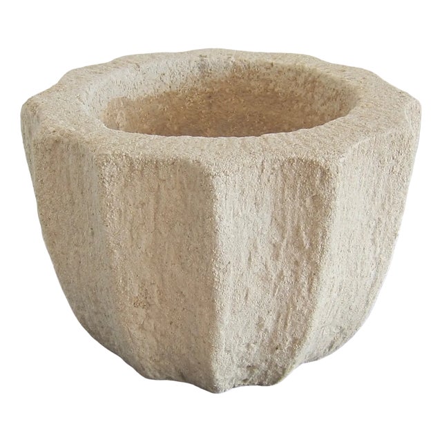 Spanish Stone Mortar, 1940s For Sale