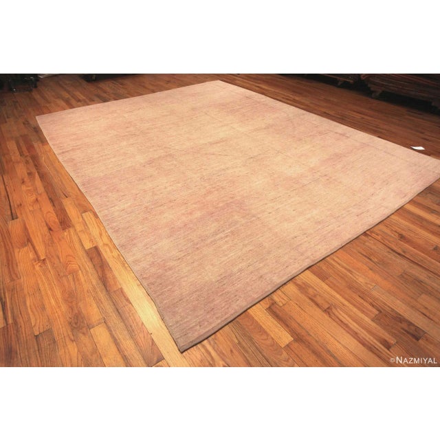 Modern Nazmiyal Collection Chic Gentle Tone Modern Decorative Area Rug For Sale - Image 3 of 5